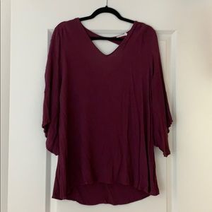 Lush Purple Flowy Top Nordstrom
